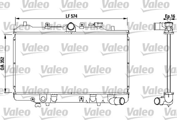 Valeo 731142 - Radiators, Motora dzesēšanas sistēma autodraugiem.lv