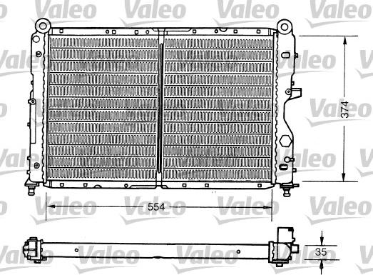 Valeo 731159 - Radiators, Motora dzesēšanas sistēma autodraugiem.lv
