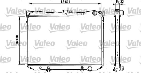 Valeo 731160 - Radiators, Motora dzesēšanas sistēma autodraugiem.lv