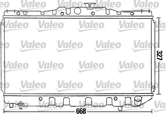 Valeo 731109 - Radiators, Motora dzesēšanas sistēma autodraugiem.lv