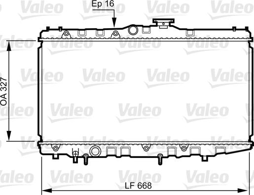Valeo 731105 - Radiators, Motora dzesēšanas sistēma autodraugiem.lv