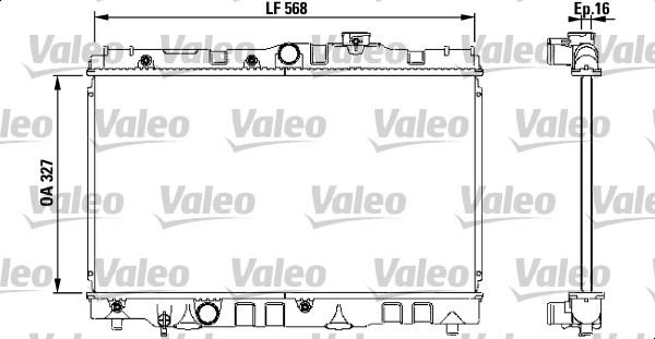 Valeo 731119 - Radiators, Motora dzesēšanas sistēma autodraugiem.lv