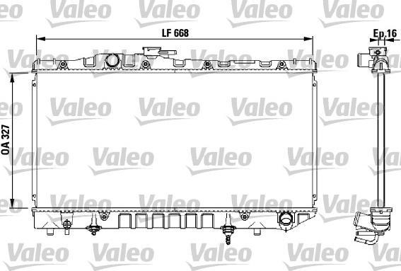 Valeo 731 114 - Radiators, Motora dzesēšanas sistēma autodraugiem.lv
