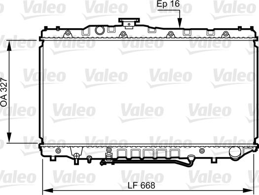 Valeo 731110 - Radiators, Motora dzesēšanas sistēma autodraugiem.lv