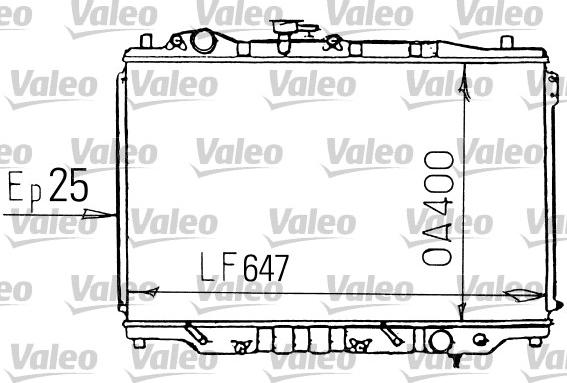Valeo 731139 - Radiators, Motora dzesēšanas sistēma autodraugiem.lv