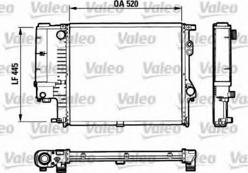 Valeo 731125 - Radiators, Motora dzesēšanas sistēma autodraugiem.lv