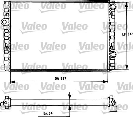 Valeo 731127 - Radiators, Motora dzesēšanas sistēma autodraugiem.lv