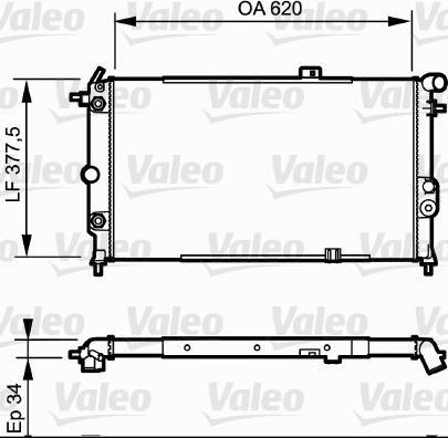 Valeo 731175 - Radiators, Motora dzesēšanas sistēma autodraugiem.lv