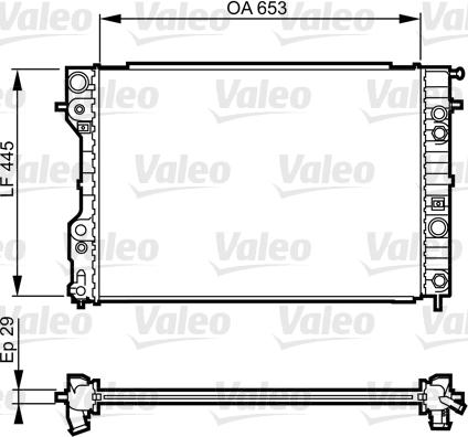 Valeo 731841 - Radiators, Motora dzesēšanas sistēma autodraugiem.lv