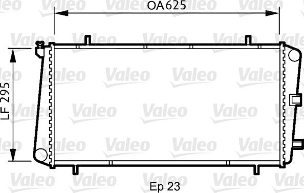 Valeo 731811 - Radiators, Motora dzesēšanas sistēma autodraugiem.lv