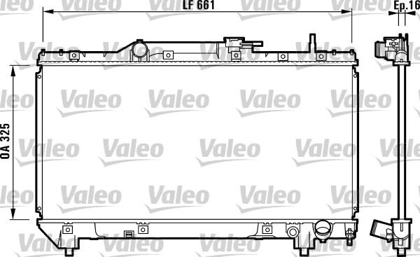 Valeo 731831 - Radiators, Motora dzesēšanas sistēma autodraugiem.lv