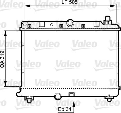 Valeo 731820 - Radiators, Motora dzesēšanas sistēma autodraugiem.lv