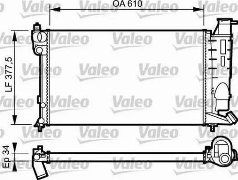 Valeo 731390 - Radiators, Motora dzesēšanas sistēma autodraugiem.lv