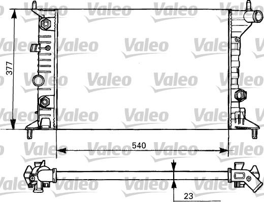 Valeo 731393 - Radiators, Motora dzesēšanas sistēma autodraugiem.lv