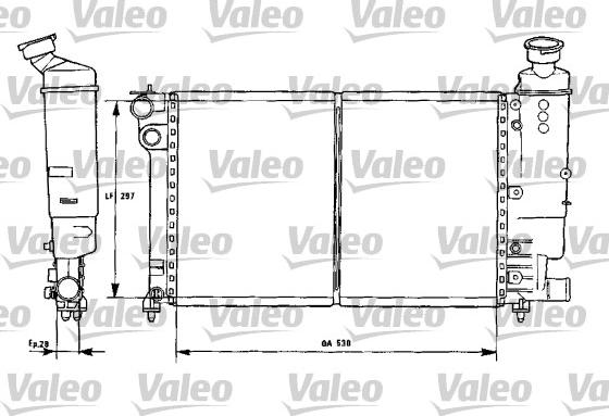 Valeo 731301 - Radiators, Motora dzesēšanas sistēma autodraugiem.lv
