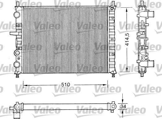 Valeo 731303 - Radiators, Motora dzesēšanas sistēma autodraugiem.lv