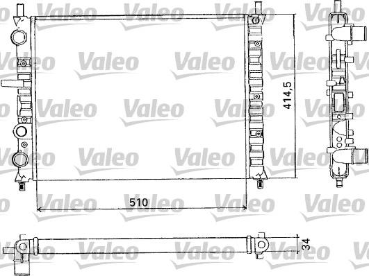 Valeo 731302 - Radiators, Motora dzesēšanas sistēma autodraugiem.lv