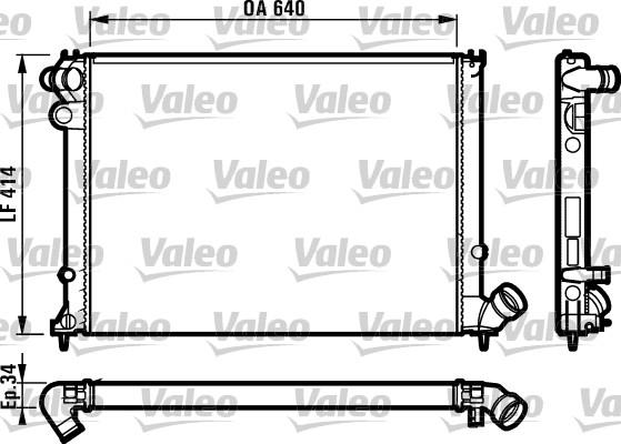 Valeo 731384 - Radiators, Motora dzesēšanas sistēma autodraugiem.lv