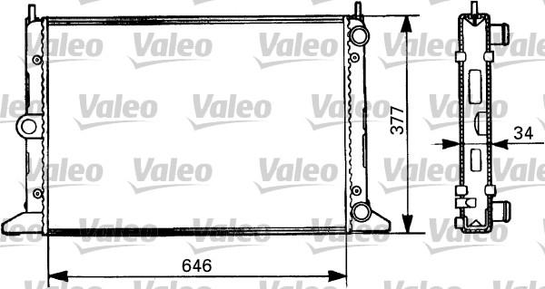 Valeo 731386 - Radiators, Motora dzesēšanas sistēma autodraugiem.lv