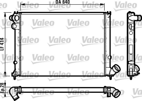 Valeo 731381 - Radiators, Motora dzesēšanas sistēma autodraugiem.lv