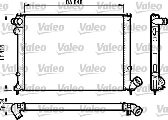 Valeo 731382 - Radiators, Motora dzesēšanas sistēma autodraugiem.lv