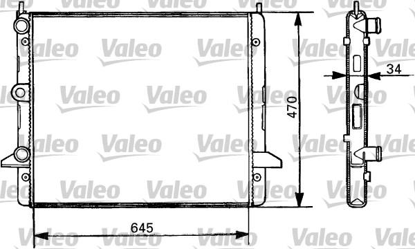 Valeo 731387 - Radiators, Motora dzesēšanas sistēma autodraugiem.lv