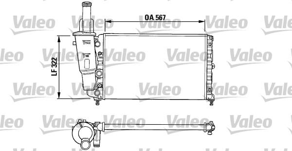 Valeo 731374 - Radiators, Motora dzesēšanas sistēma autodraugiem.lv