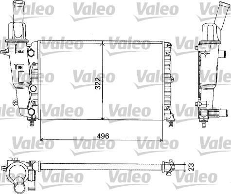 Valeo 731375 - Radiators, Motora dzesēšanas sistēma autodraugiem.lv