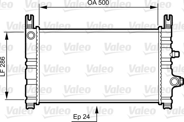 Valeo 731299 - Radiators, Motora dzesēšanas sistēma autodraugiem.lv