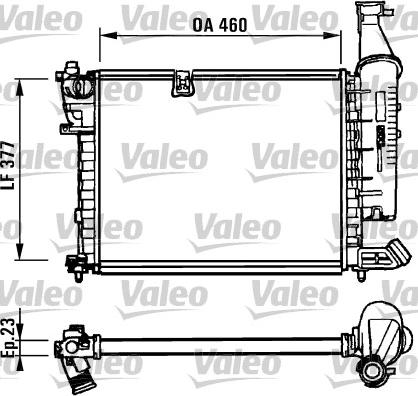 Valeo 731295 - Radiators, Motora dzesēšanas sistēma autodraugiem.lv