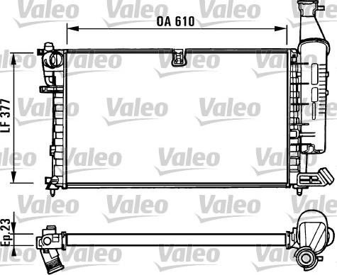 Valeo 731296 - Radiators, Motora dzesēšanas sistēma autodraugiem.lv