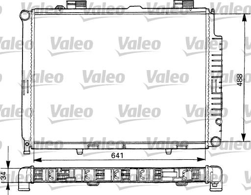 Valeo 731293 - Radiators, Motora dzesēšanas sistēma autodraugiem.lv