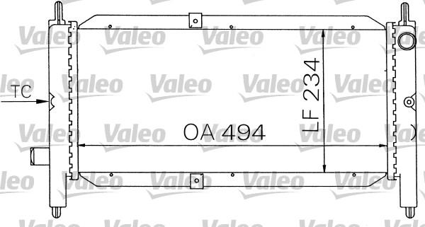 Valeo 731243 - Radiators, Motora dzesēšanas sistēma autodraugiem.lv