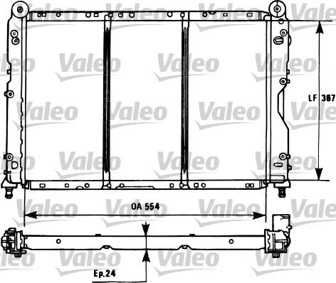 Valeo 731252 - Radiators, Motora dzesēšanas sistēma autodraugiem.lv