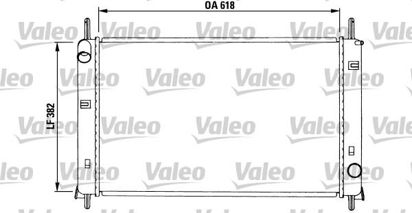 Valeo 731257 - Radiators, Motora dzesēšanas sistēma autodraugiem.lv