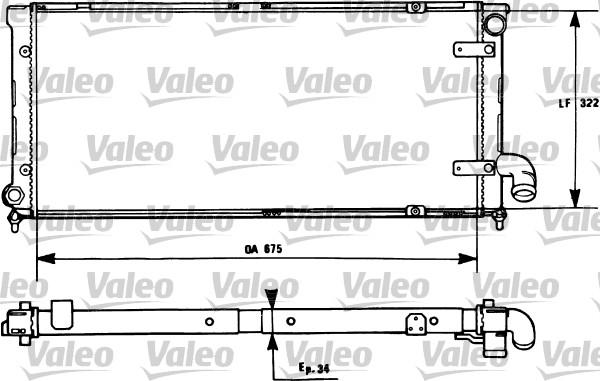 Valeo 731269 - Radiators, Motora dzesēšanas sistēma autodraugiem.lv