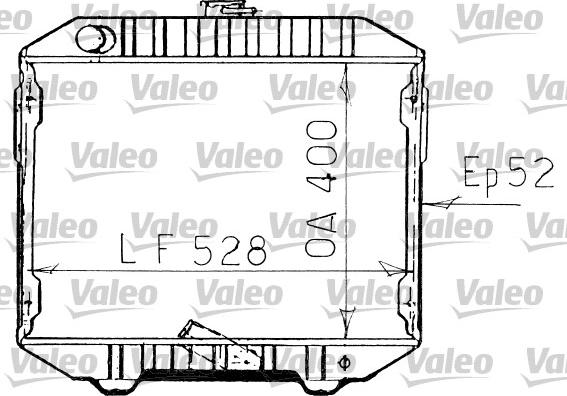 Valeo 731200 - Radiators, Motora dzesēšanas sistēma autodraugiem.lv