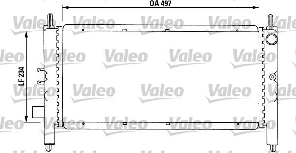 Valeo 731215 - Radiators, Motora dzesēšanas sistēma autodraugiem.lv