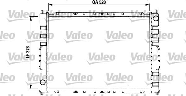 Valeo 731212 - Radiators, Motora dzesēšanas sistēma autodraugiem.lv