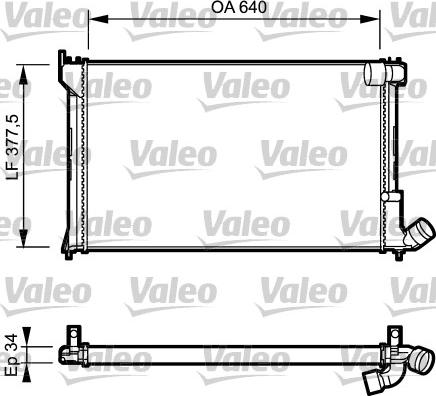 Valeo 731289 - Radiators, Motora dzesēšanas sistēma autodraugiem.lv