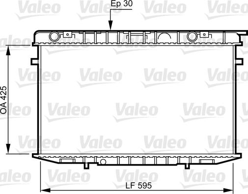 Valeo 731236 - Radiators, Motora dzesēšanas sistēma autodraugiem.lv