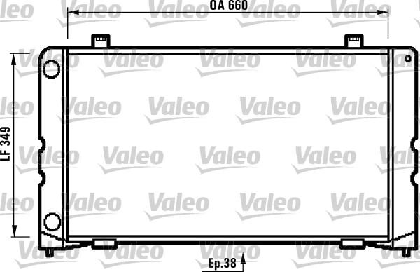 Valeo 731229 - Radiators, Motora dzesēšanas sistēma autodraugiem.lv