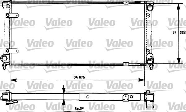 Valeo 731271 - Radiators, Motora dzesēšanas sistēma autodraugiem.lv
