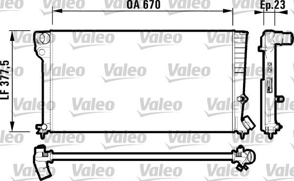 Valeo 731744 - Radiators, Motora dzesēšanas sistēma autodraugiem.lv