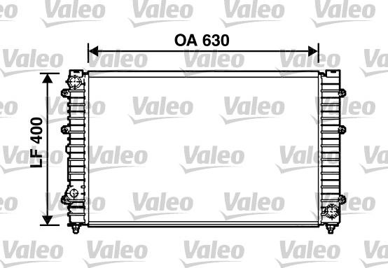 Valeo 731758 - Radiators, Motora dzesēšanas sistēma autodraugiem.lv