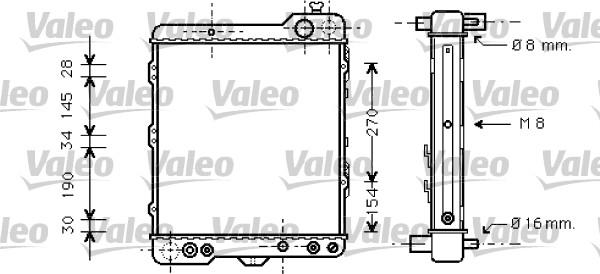 Valeo 731760 - Radiators, Motora dzesēšanas sistēma autodraugiem.lv