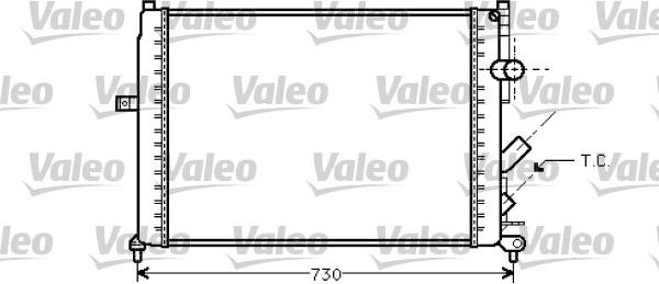 Valeo 731738 - Radiators, Motora dzesēšanas sistēma autodraugiem.lv