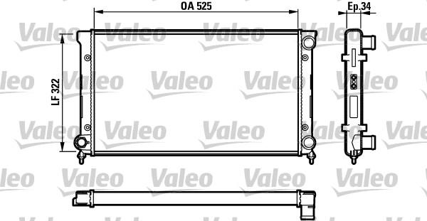 Valeo 731729 - Radiators, Motora dzesēšanas sistēma autodraugiem.lv