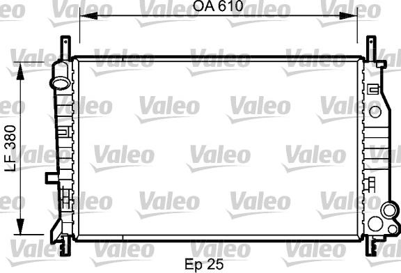 Valeo 731724 - Radiators, Motora dzesēšanas sistēma autodraugiem.lv
