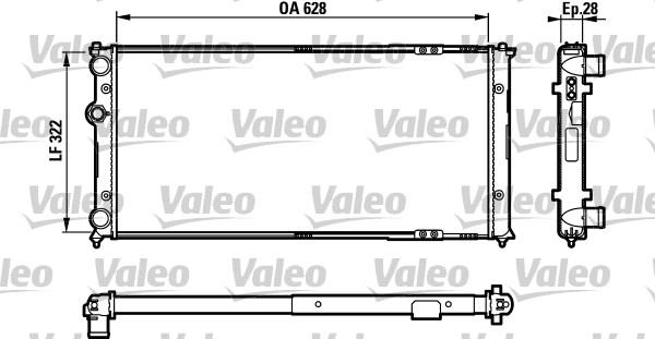 Valeo 731728 - Radiators, Motora dzesēšanas sistēma autodraugiem.lv